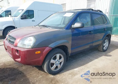 2005 Hyundai Tucson Gl z USA, uszkodzony, nr VIN KM8JM12B55U233123